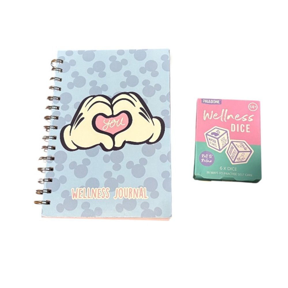 NEW Mickey Mouse Self Care Wellness Journal Set